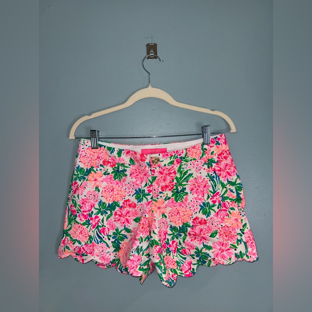 Lilly Pulitzer Pink Floral Shorts